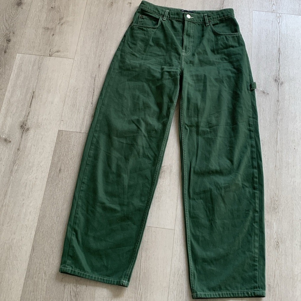 ASOS Vintage Carpenter 90's Boyfriend Jeans preppy Green Wash size 30/32